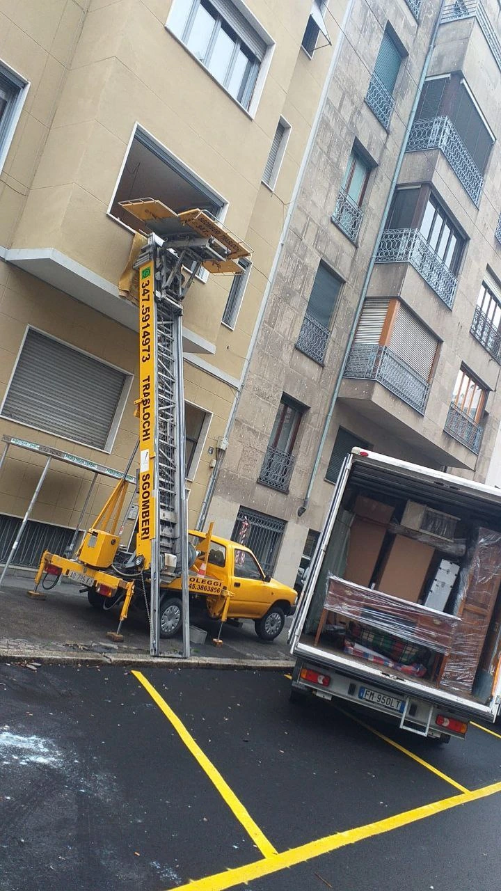 Trasporto mobili pesanti con furgone